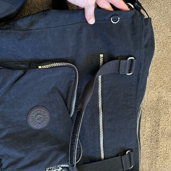 KIPLING Crossbody Tote Bag Medium Blue Travel Maxwell Tote - Picture 5 of 8